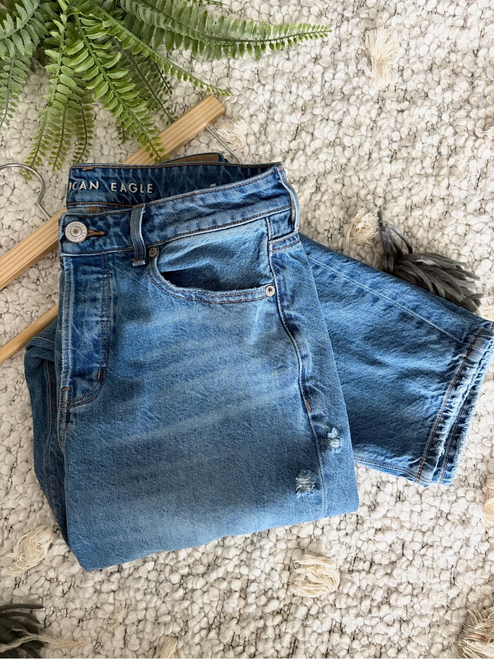 American Eagle Blue Tom Girl Jeans